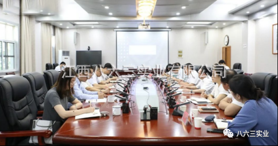 中南大学、江西师范大学一行来八六三考察